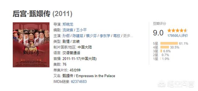 除了《琅琊榜》,你觉得近10年还有哪些好看的国产电视剧？