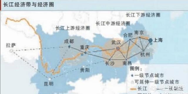 以长江为中心的长江经济带将于2050年形成,到时中国最大的十个城市是哪几个？
