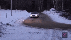 汽车漂移教学,前驱车如何在冰雪路面漂移？