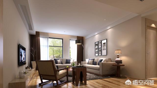 棕色和驼色是什么颜色好看吗:浅驼色的墙面和浅棕色布沙发，搭什么颜色的窗帘比较好看？