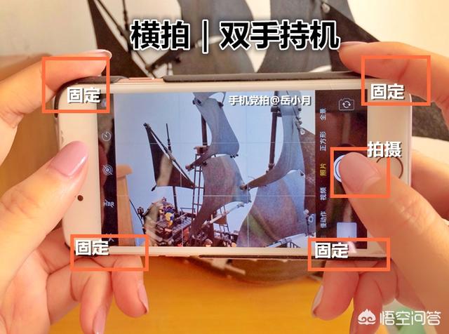 手机拍照时应该怎样正确持机，可以保证拍摄清晰，稳定
