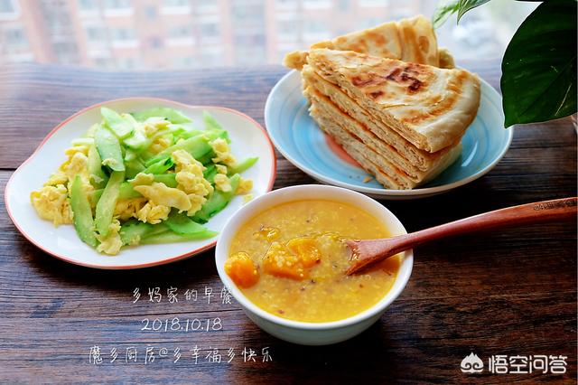 普通早餐实拍图:早餐自己在家做，有哪些容易做又好吃的