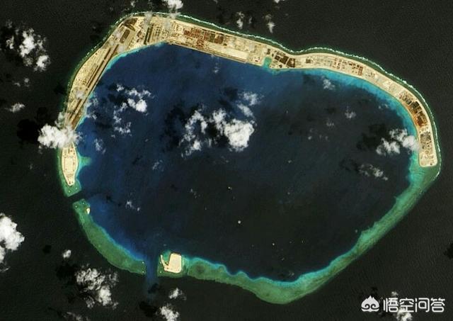 黄岩岛实际控制:为什么渚碧礁和美济礁还剩下一部分没填？