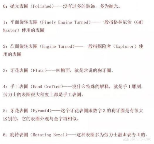 劳力士圣伯纳狗头:劳力士的表圈有哪些？功能各是什么？
