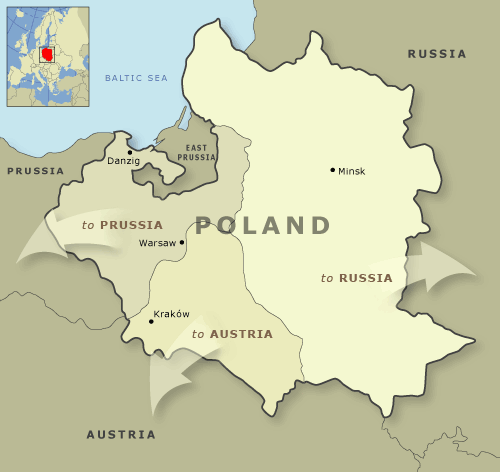苏德瓜分波兰地图图片
