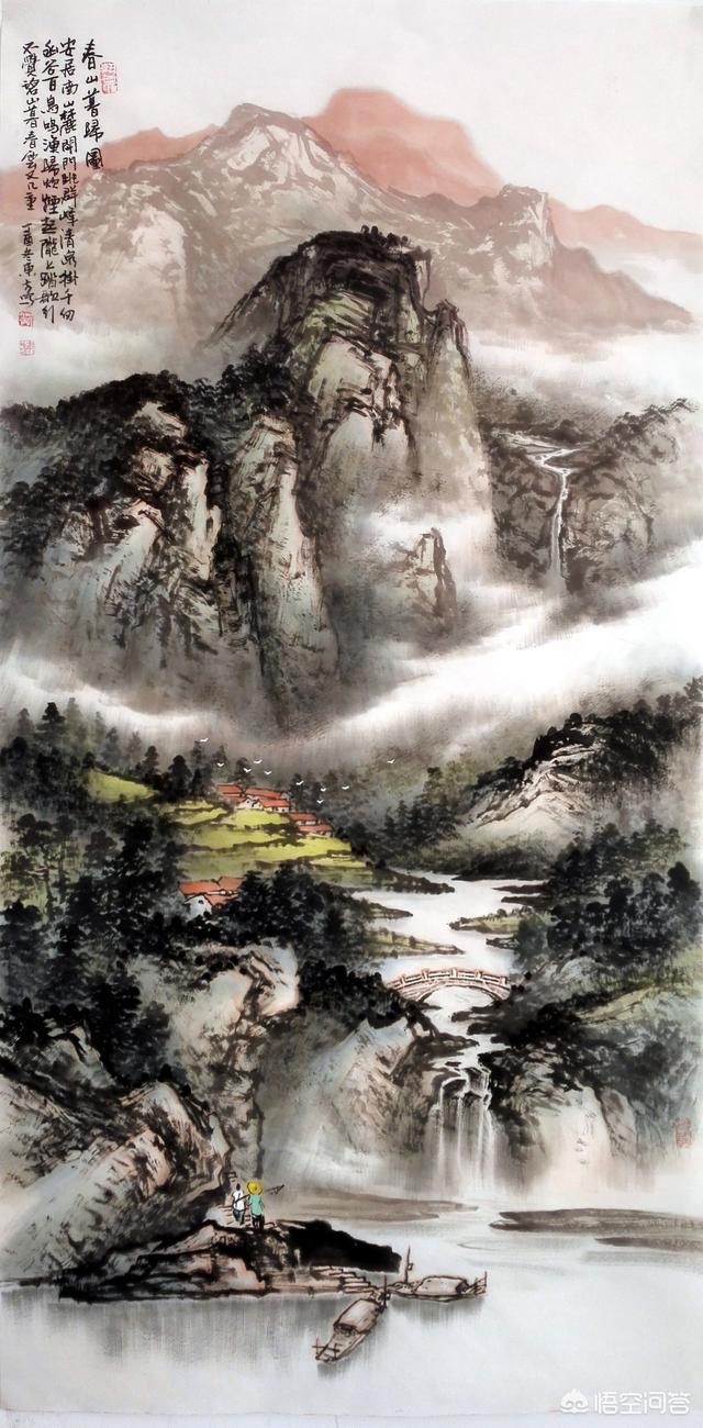 头条问答 - 山水画中,如何画好泉水,瀑布?(13个回答)