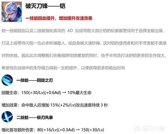 《王者荣耀》铠加强之后强度如何？应该出半肉CD流还是继续全输出？