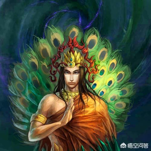 孙悟空的母亲原来是她图片，封神人气帅哥孔宣，是如何变成如来佛的妈妈的