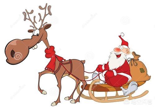 圣诞老人坐车飞上天图片，圣诞老人相当于中国神话里的哪位神仙