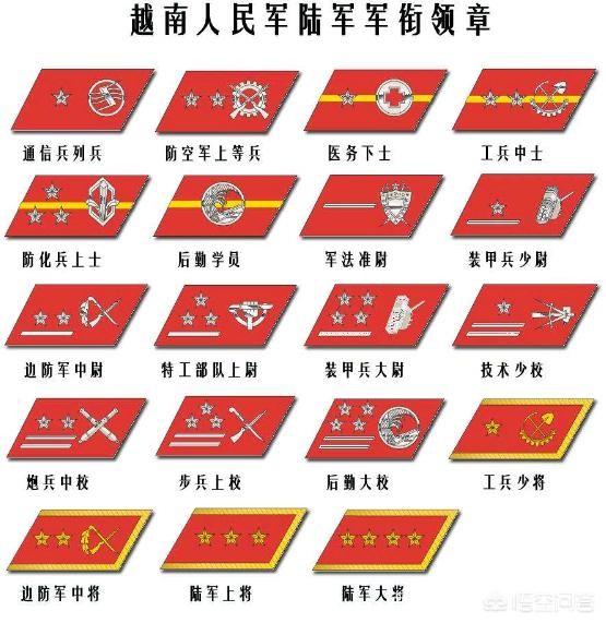 越南军队拥有120多万的兵力,最高军衔为何仅仅是大将军衔？