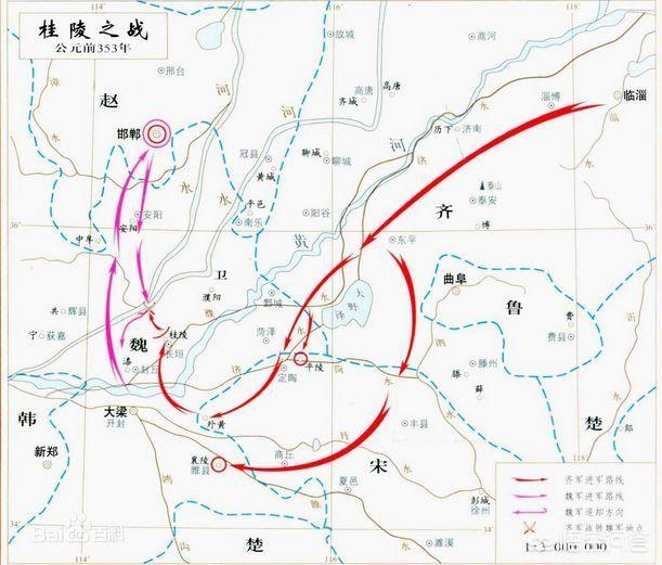 “桂陵之战”中孙膑是如何打败庞涓的？