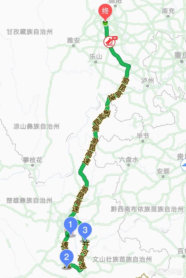五天自驾从成都到云南有哪些好的路线推荐？