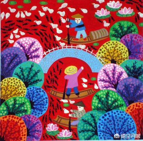 怎样用油画作品表达过年时的“喜气洋洋”氛围？