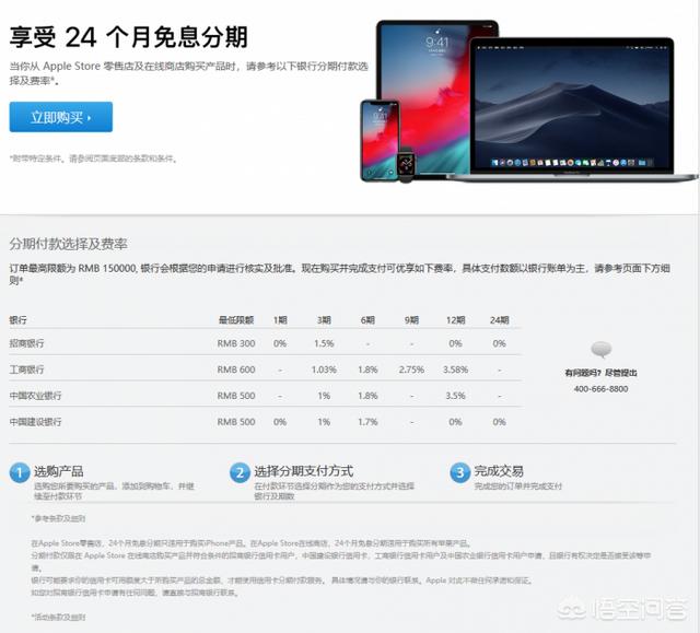 购买苹果产品用哪家分期比较好？