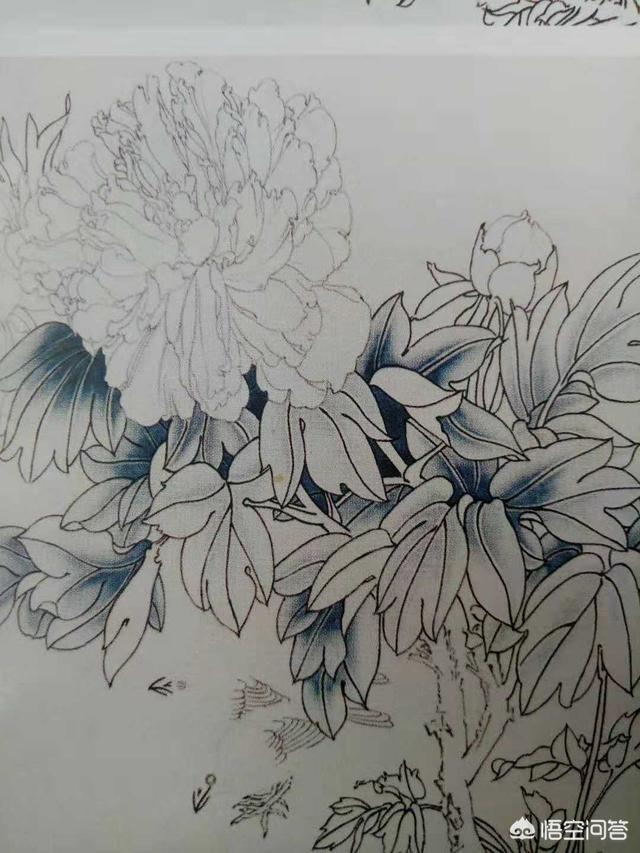 工笔花鸟:国画写意和工笔有什么大的差别？两者可以合用吗？ 工笔花鸟画