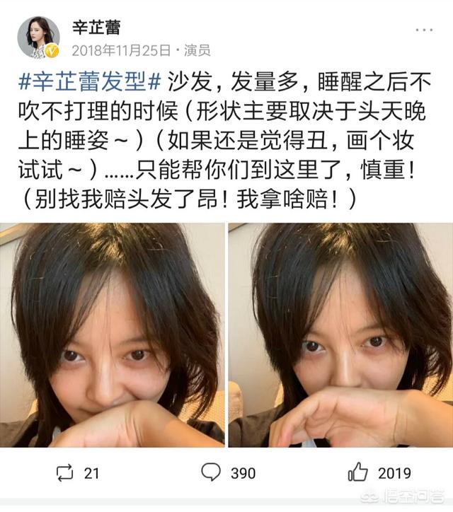 做辛芷蕾的发型失败了,请问还能改什么发型？