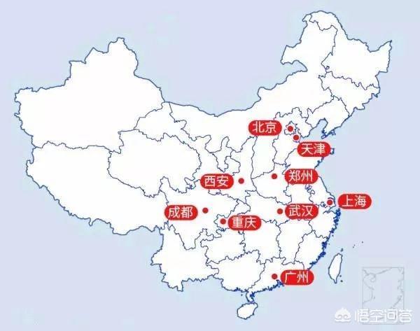 成都是在什么时侯成为国家中心城市的？中国有哪些国家中心城市？