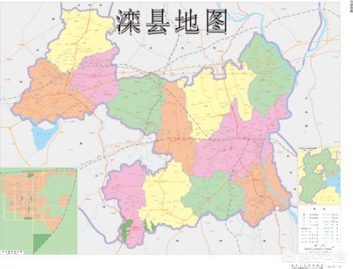 唐山滦县地图全图图片
