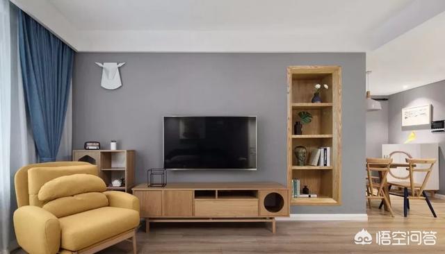 不做吊顶，电视墙怎么设计？插图45