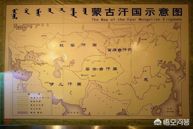 窝阔台:窝阔台身为蒙古大汗，为何其国土面积在四大汗国中最小？