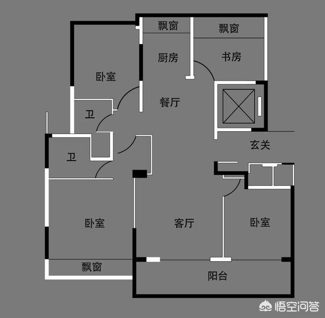 选择中户106平还是东户110平的？插图3