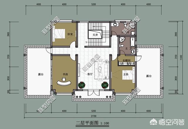 2022年宽20米进深11米，建一栋一楼带车库的二层别墅，该怎么设计？