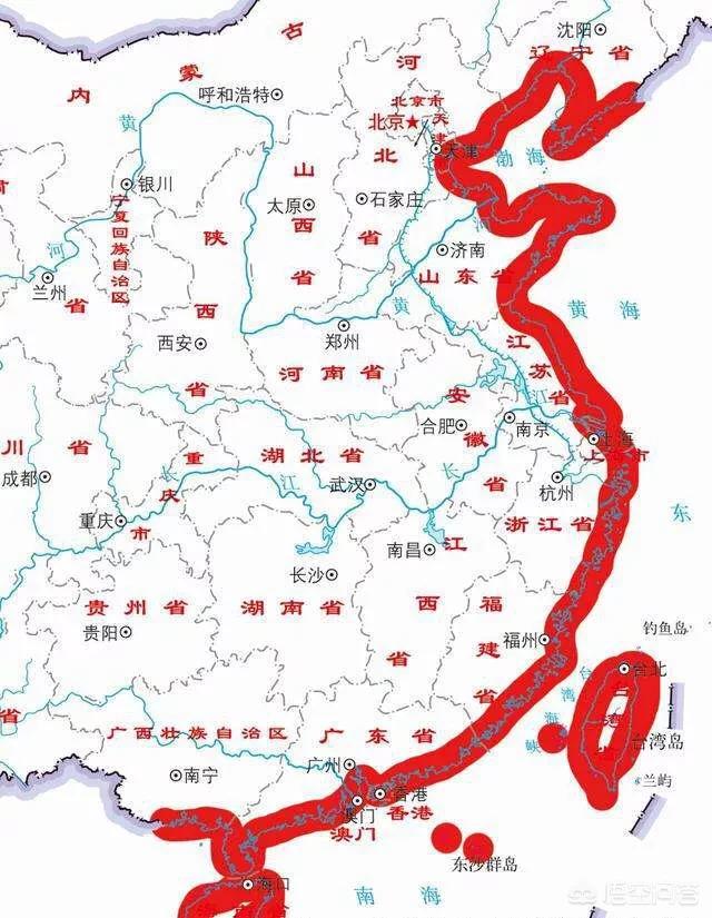 中国沿海城市有哪些(中国沿海城市有哪几个)