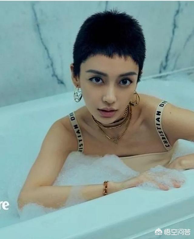 Angelababy寸头:娱乐圈哪些女明星留过寸头照？你觉得谁最好看？