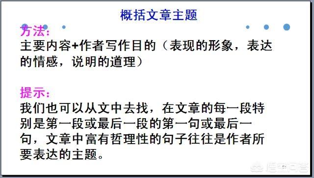高考的语文阅读理解怎么回答到点上(高考语文阅读理解答题模板)
