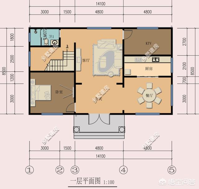 农村自建房面宽13米,进深8.5米,该怎么设计最合理?