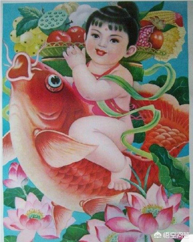 过春节贴的年画,不同的图案到底承载了什么的祝福和寓意？