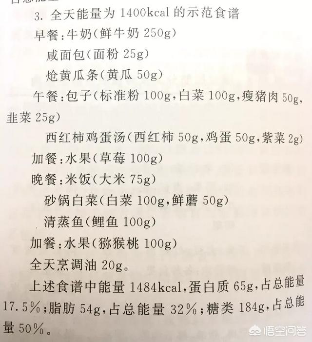 怎么样的减肥食谱比较科学？