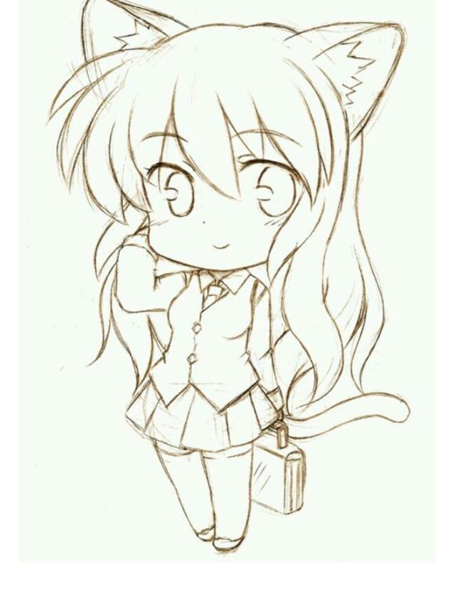 能不能给我几张简单点的适合初学者的动漫图