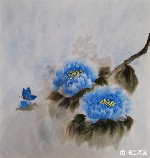 一串红国画画法:一串红国画画法步骤图 国画和水彩画画法一样吗？