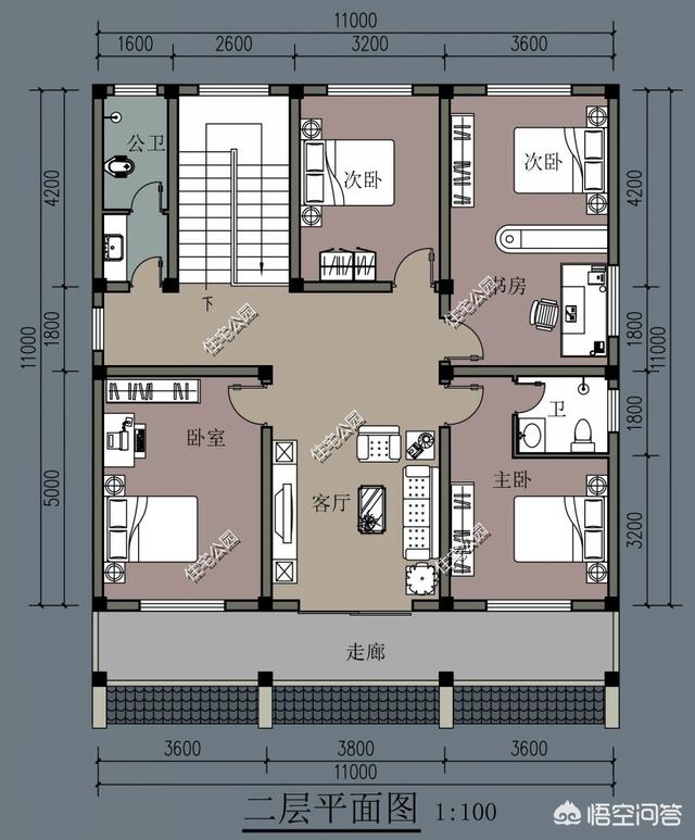 面宽10.8进深20米,左右有邻居,怎样建设房屋?