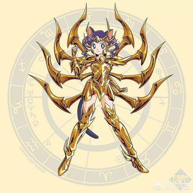 九命美少女:当美少女战士穿上圣斗士的黄金圣衣，会变成什么样子呢