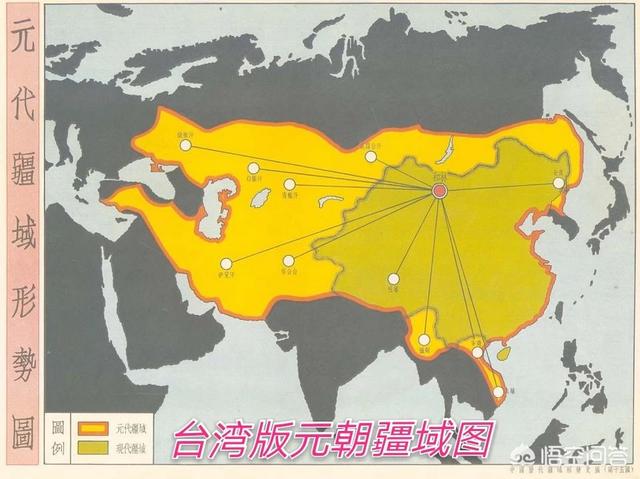 熟女犬最新章节:为什么元朝和明朝地图最上面是一条横线？是没有画全吗？