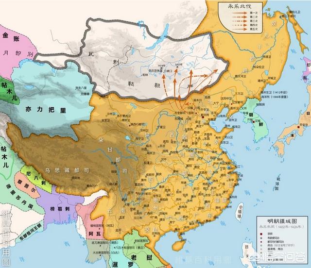 熟女犬最新章节:为什么元朝和明朝地图最上面是一条横线？是没有画全吗？