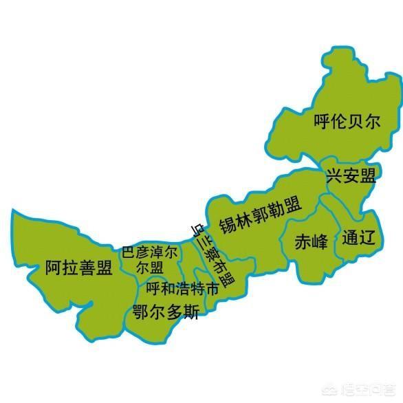 锡林郭勒地图上的位置图片