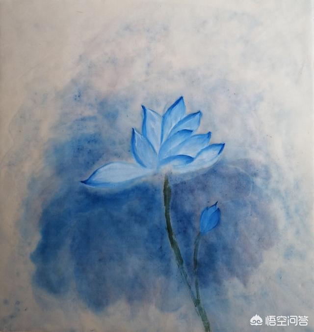 一串红国画画法:一串红国画画法步骤图 国画和水彩画画法一样吗？