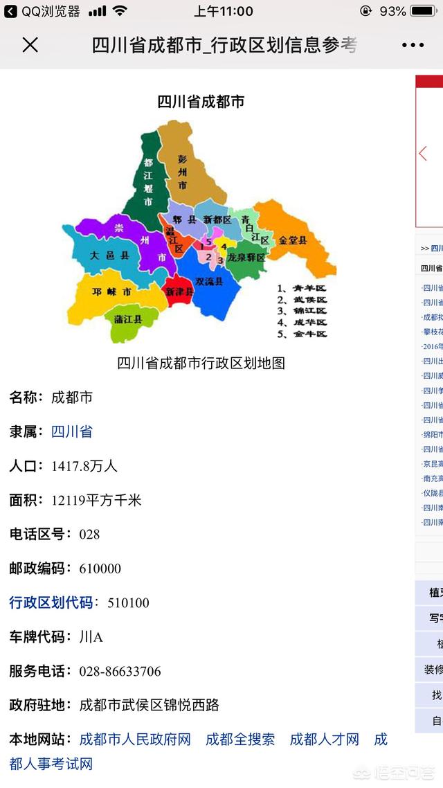 成都11个主城区图图片