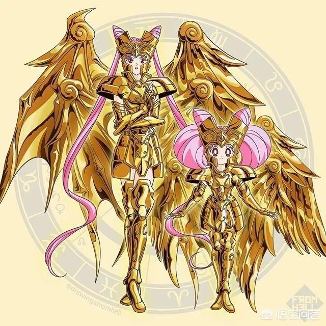 九命美少女:当美少女战士穿上圣斗士的黄金圣衣，会变成什么样子呢