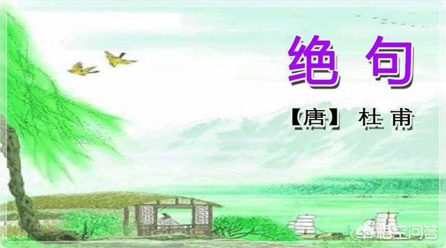 杜甫的《绝句》这首诗表达了诗人的什么感情？
