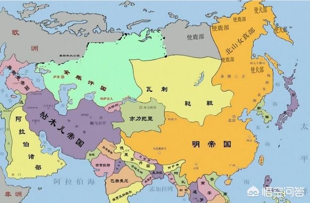 熟女犬最新章节:为什么元朝和明朝地图最上面是一条横线？是没有画全吗？