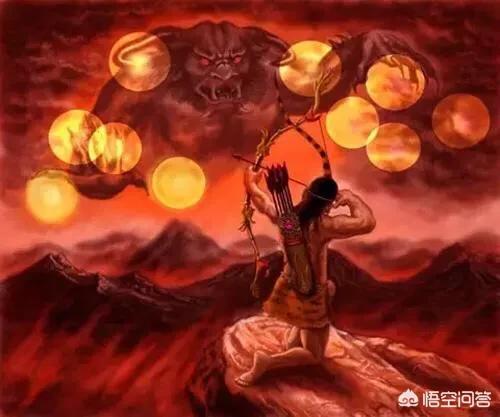 嫦娥的老公是谁图片:谁知道后羿射日故事发生地具体在哪里