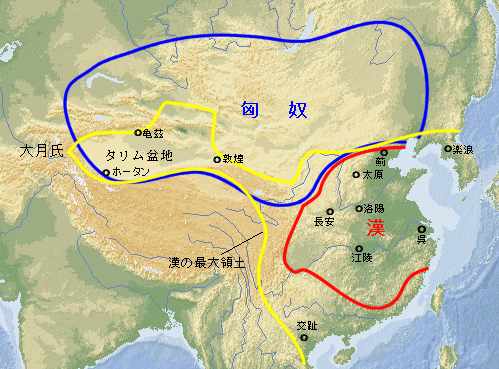 匈奴,突厥,蒙古,契丹,鲜卑是不是能理解为一个民族的各个朝代？
