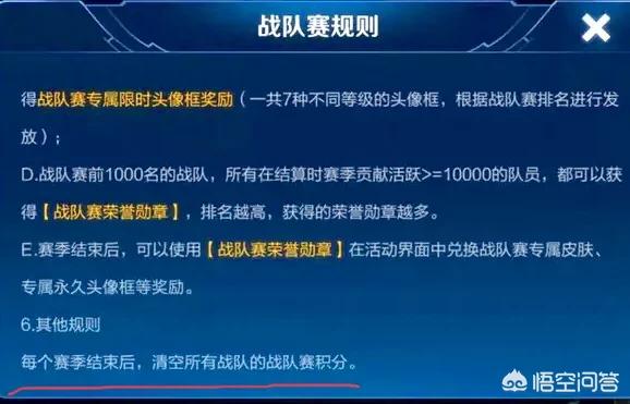 王者荣耀s15排位赛和战队赛是一样的重置时间吗？战队排名前三有彩虹特效奖励吗？