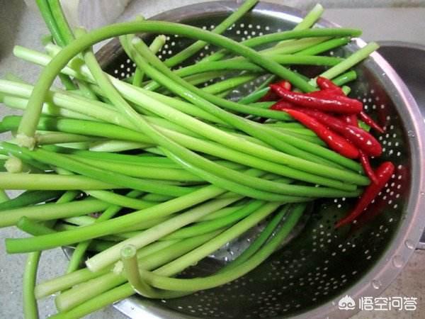 蒜苔的腌制方法:腌蒜苔怎么做好吃，腌蒜苔的家常做法？