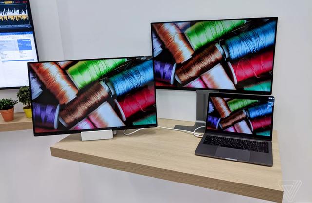 CES 2019上有哪些采用USB-C接口的便携式外接显示器？