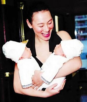 郝蕾双胞胎儿子:生下双胞胎的明星都有谁？